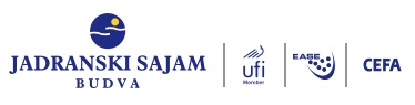 Jadranski Sajam Budva članica UFI Međunarodna unija sajmova, CEFA Alijansa sajmova centralne Evrope, EASE Asocijacija sajmova jugoistočne Evrope 
